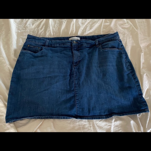 Croft Barrow Denim Skort Includes Front 